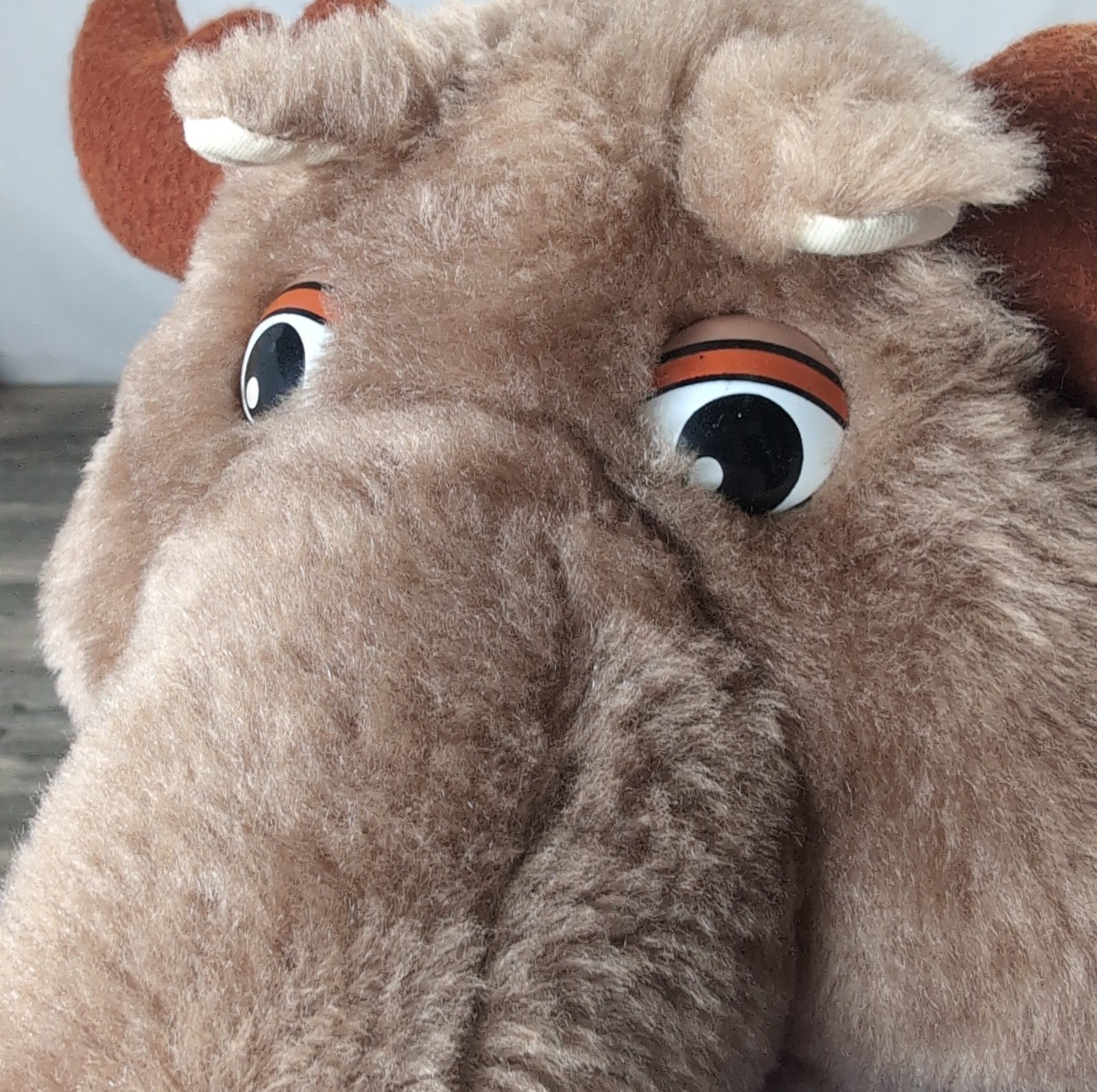 VTG Hat Dimensional 3D Plush MOOSE REINDEER Snapback Cap 3 West Zoo Blue Rare