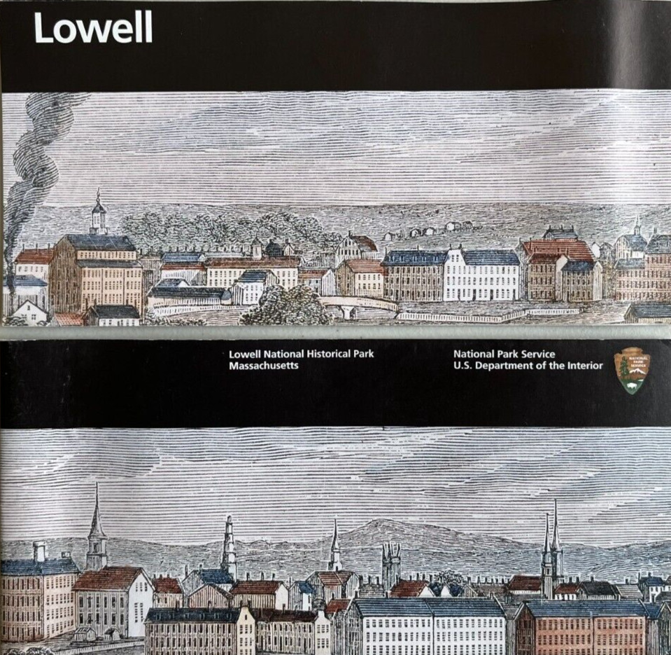 2026 LOWELL NHP – Massachusetts NATIONAL PARK SERVICE UNIGRID BROCHURE/MAP New