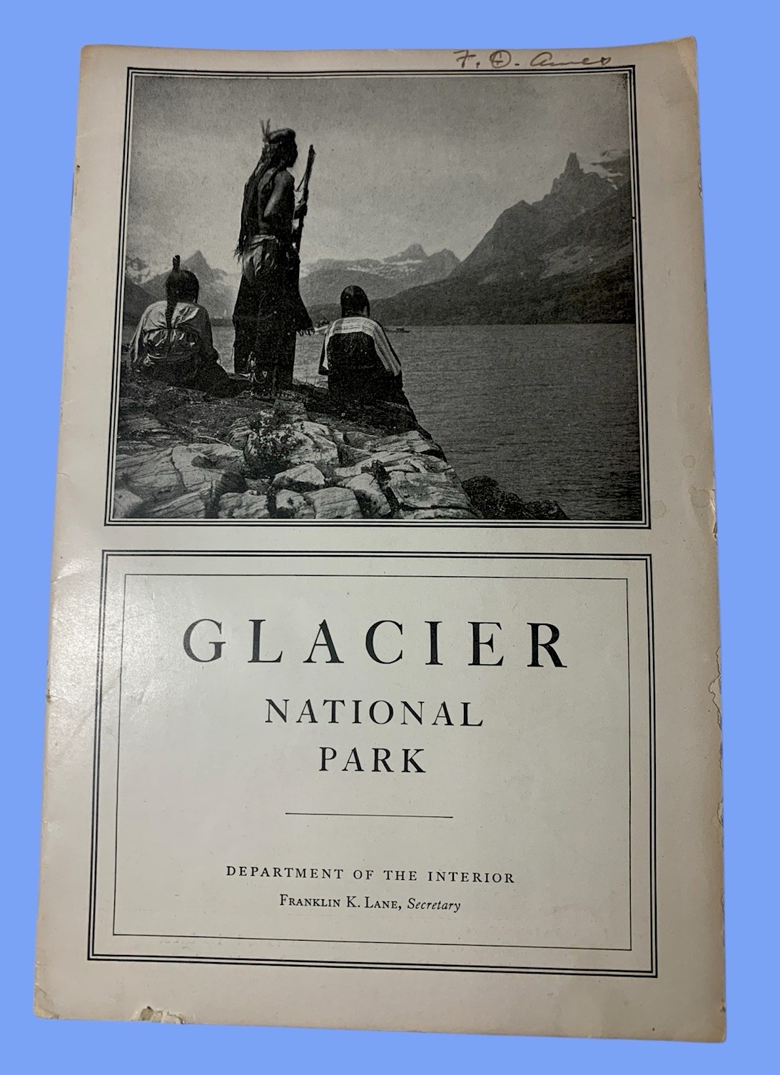 “Glacier” National Park Montana U.S Department of The Interior Booklet