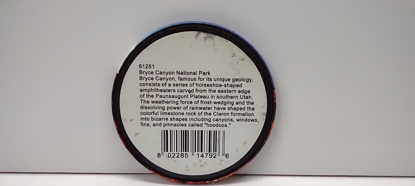 Bryce Canyon National Park Fridge Magnet Round Utah