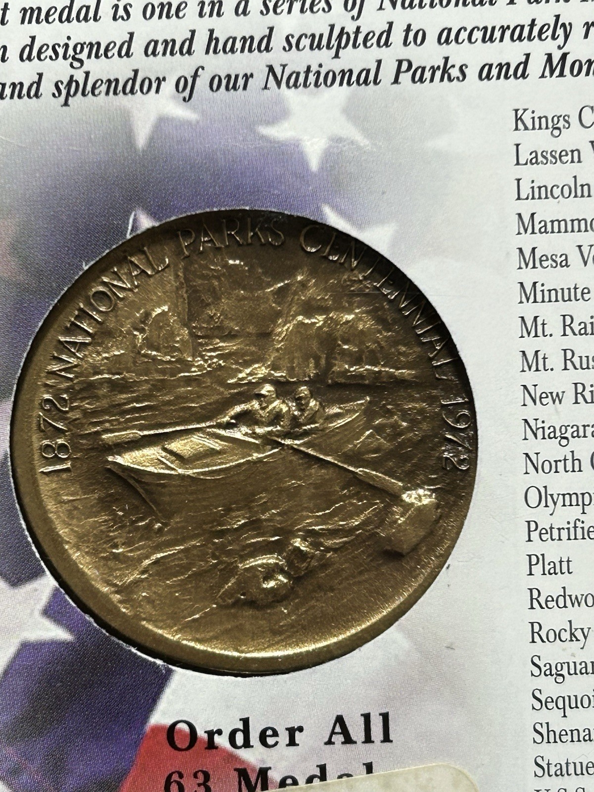 NATIONAL PARK & MONUMENT MEDALS, GRAND CANYON, 2006 MACO, SOLID BRONZE