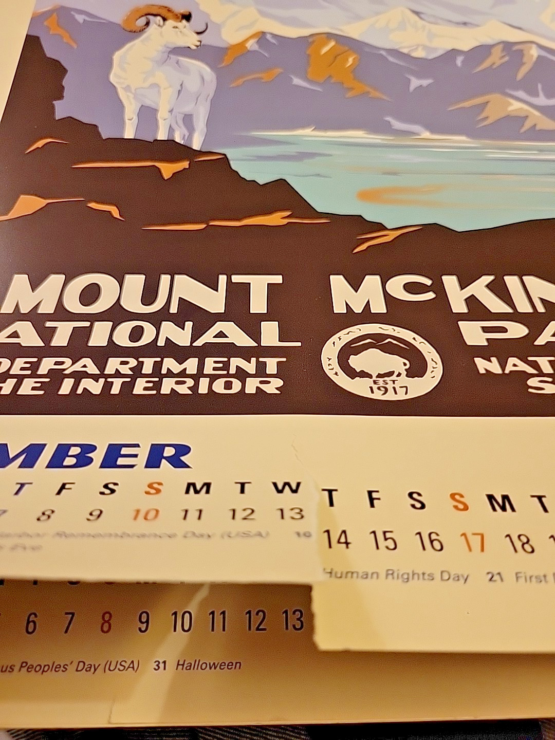 2023 NATIONAL PARKS POSTER ART OF THE WPA OVERSIZE WALL CALENDAR 19″x13.5″ READ