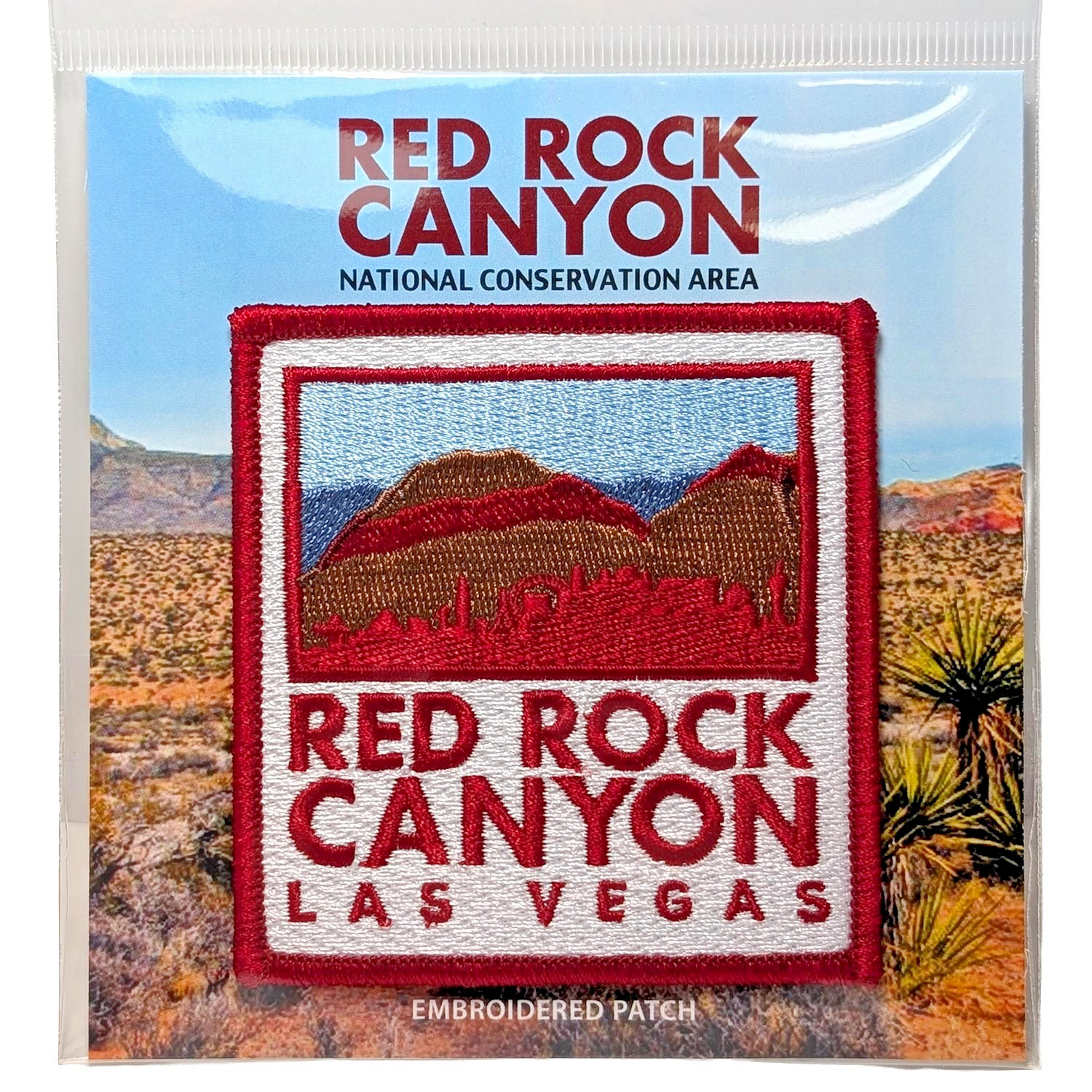 Red Rock Canyon Las Vegas Nevada Embroidered Patch Souvenir