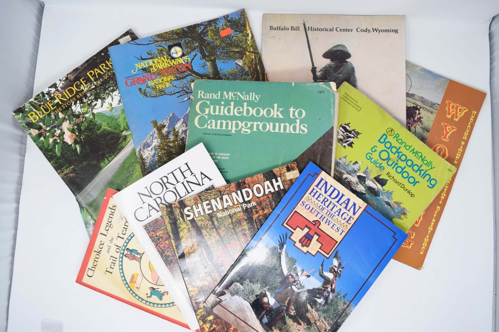 Lot of 10 Vintage Campground Rv National Park Outdoor Guides