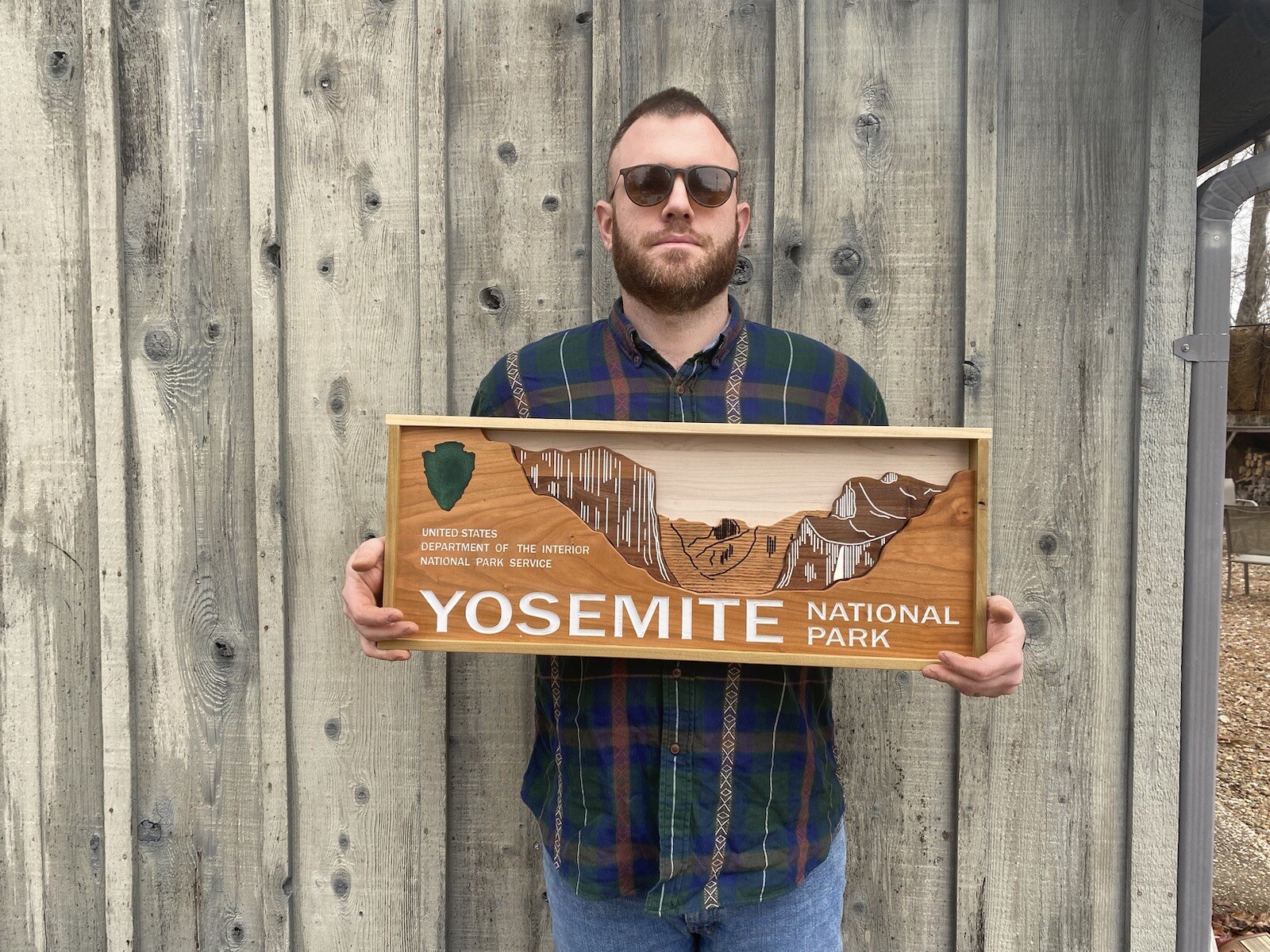 Yosemite National Park Wall Décor California CA Deluxe Entrance Sign Replica 28″