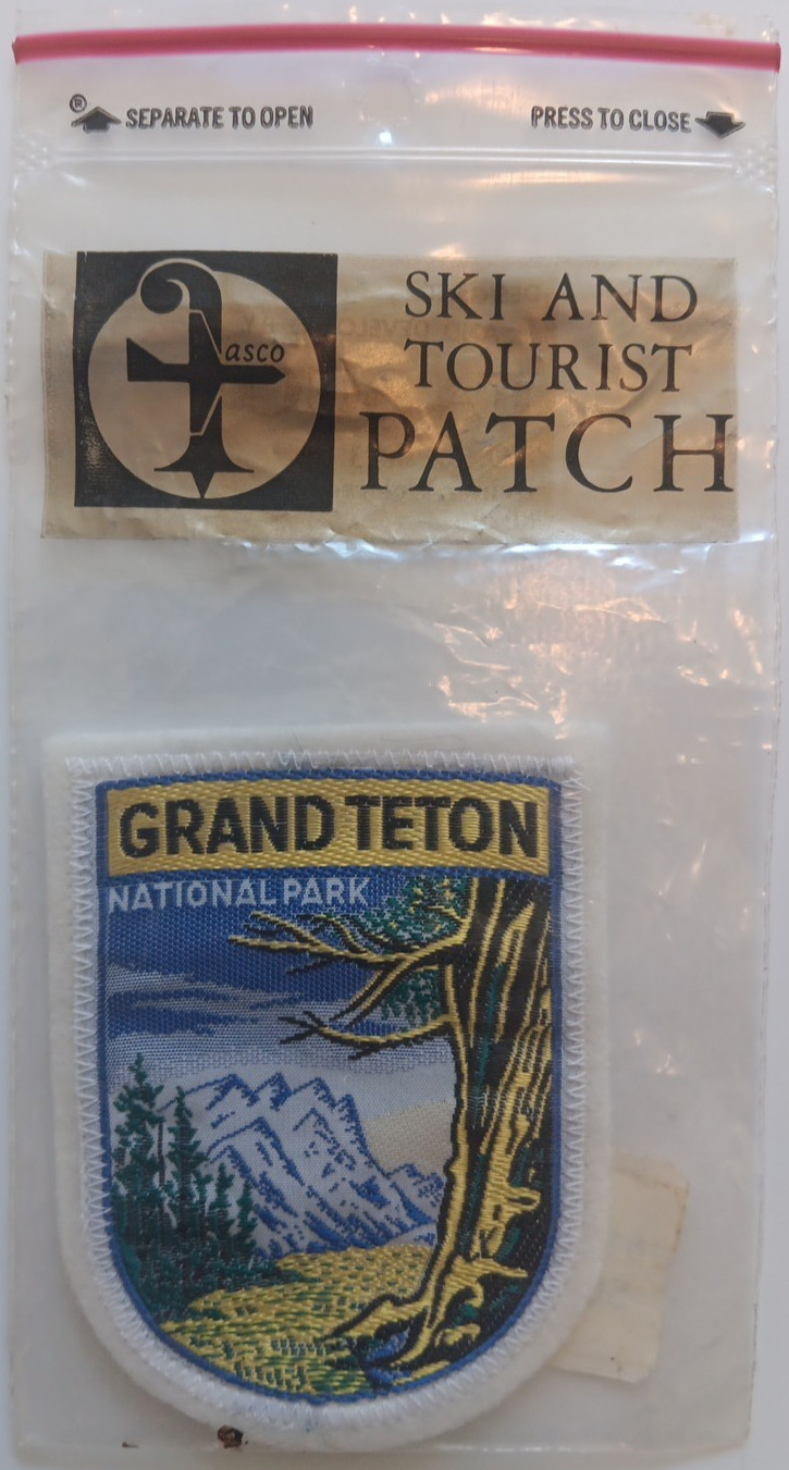 NWT Grand Teton National Park Fasco Ski And Tourist Sew On Shield Patch