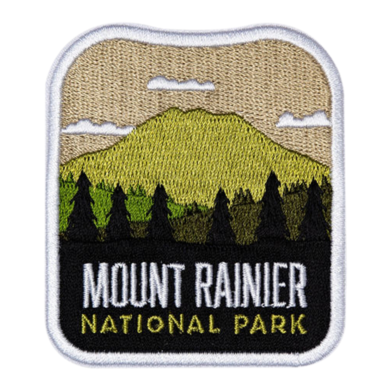 Mount Rainier National Park Iron On Travel Patch