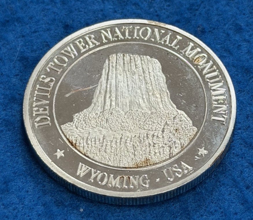 Devils Tower National Monument Wyoming Medallion
