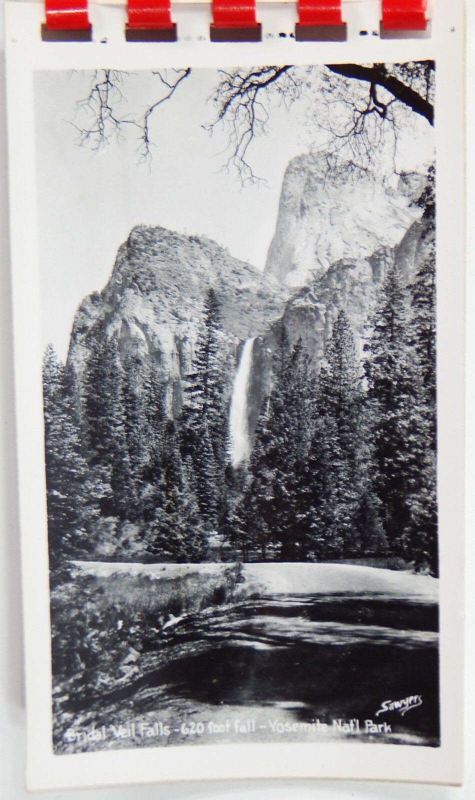 12 REAL YOSEMITE PARK CA PHOTOS 1920s 30s SAWYERS IN MINI FLIP BOOK 2.75″ x 4.5″