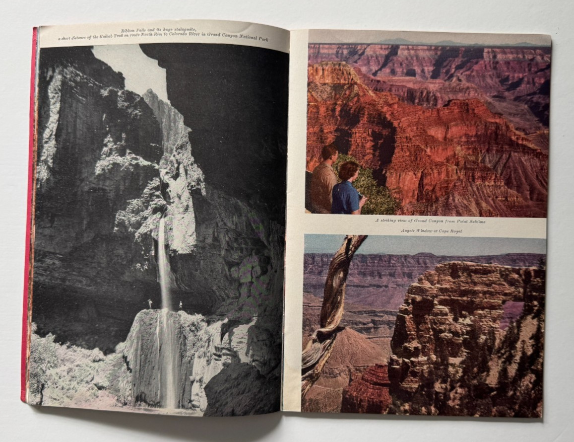 1940 Union Pacific Railroad Advertising Booklet Zion Bryce Grand Canyon Nat Park