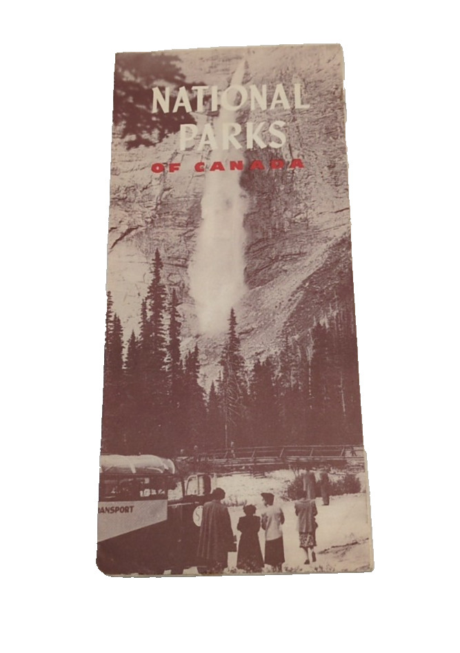 National Parks of Canada Travel Pamphlet Booklet 1940-1950 Antique Ephemera F4AR