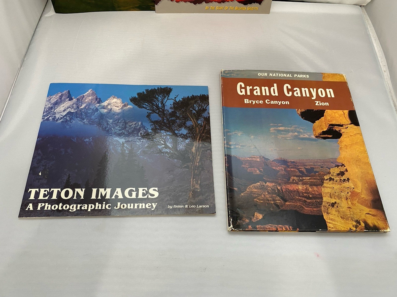 Various Vintage National Park Related Books Yosemite, Yellowstone, Teton