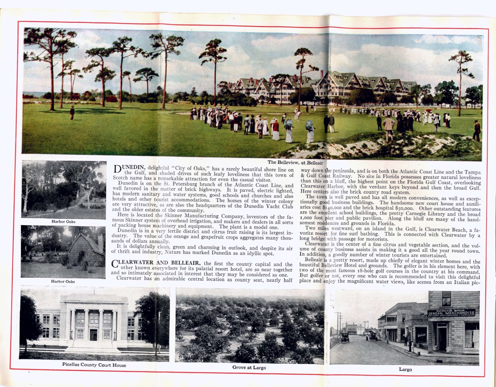 Pinellas County Florida – Bellaire Golf Club – 1918