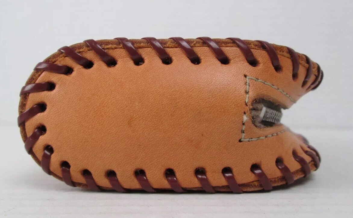 Vintage 1940’s Yellowstone Park Souvenir Leather Tooled Wristlet Purse Bag