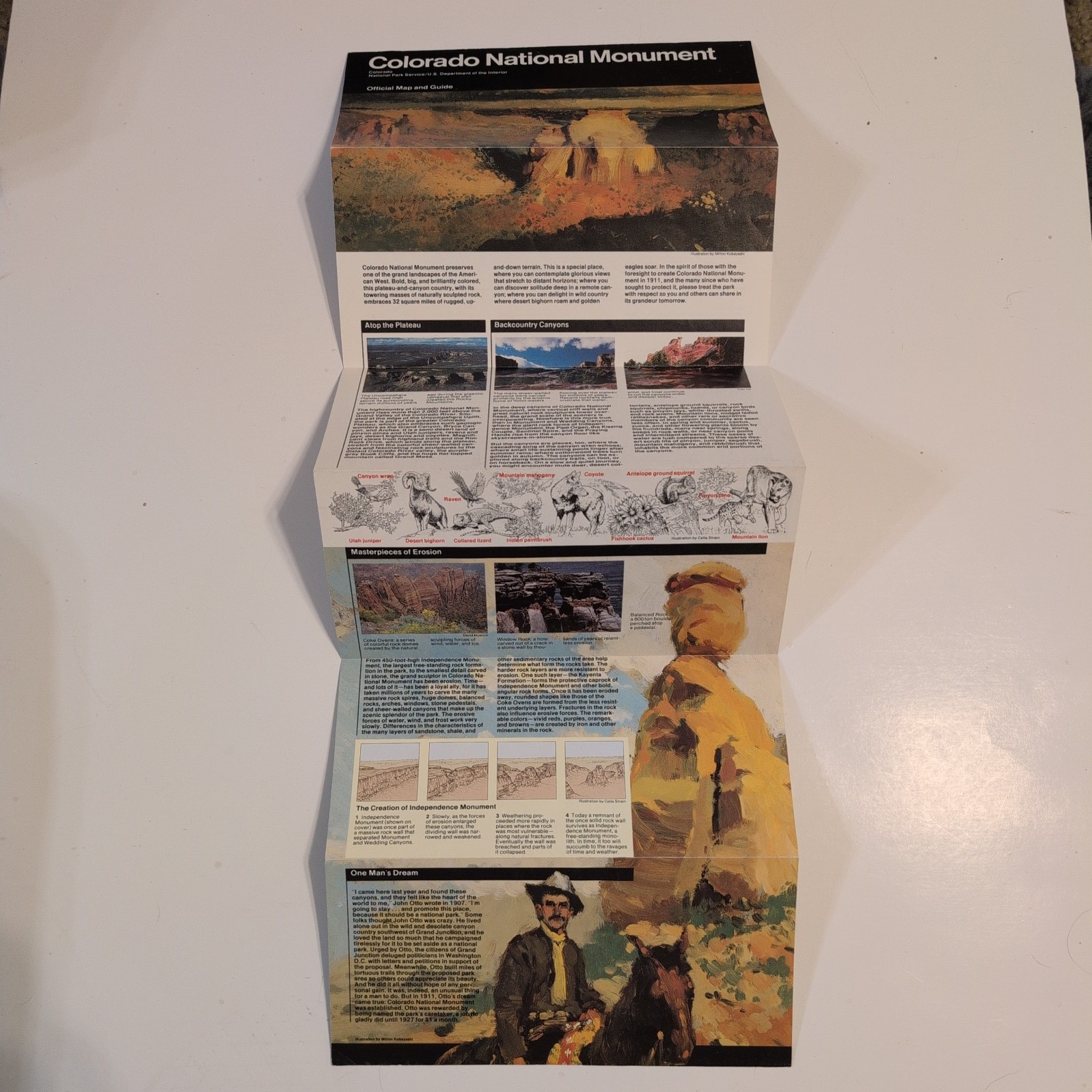 Colorado Nat’l Monument National Park Service NPS Unigrid GPO 1996 Reprint 1995