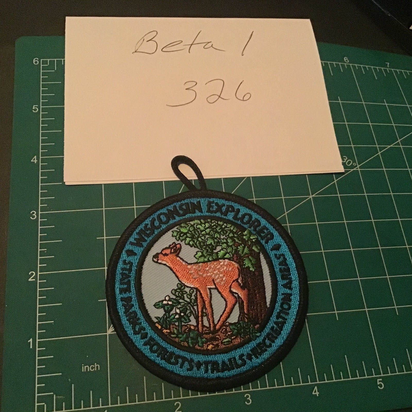 Wisconsin Explorer State Parks Forest Trail Recreation Areas Patch Deer