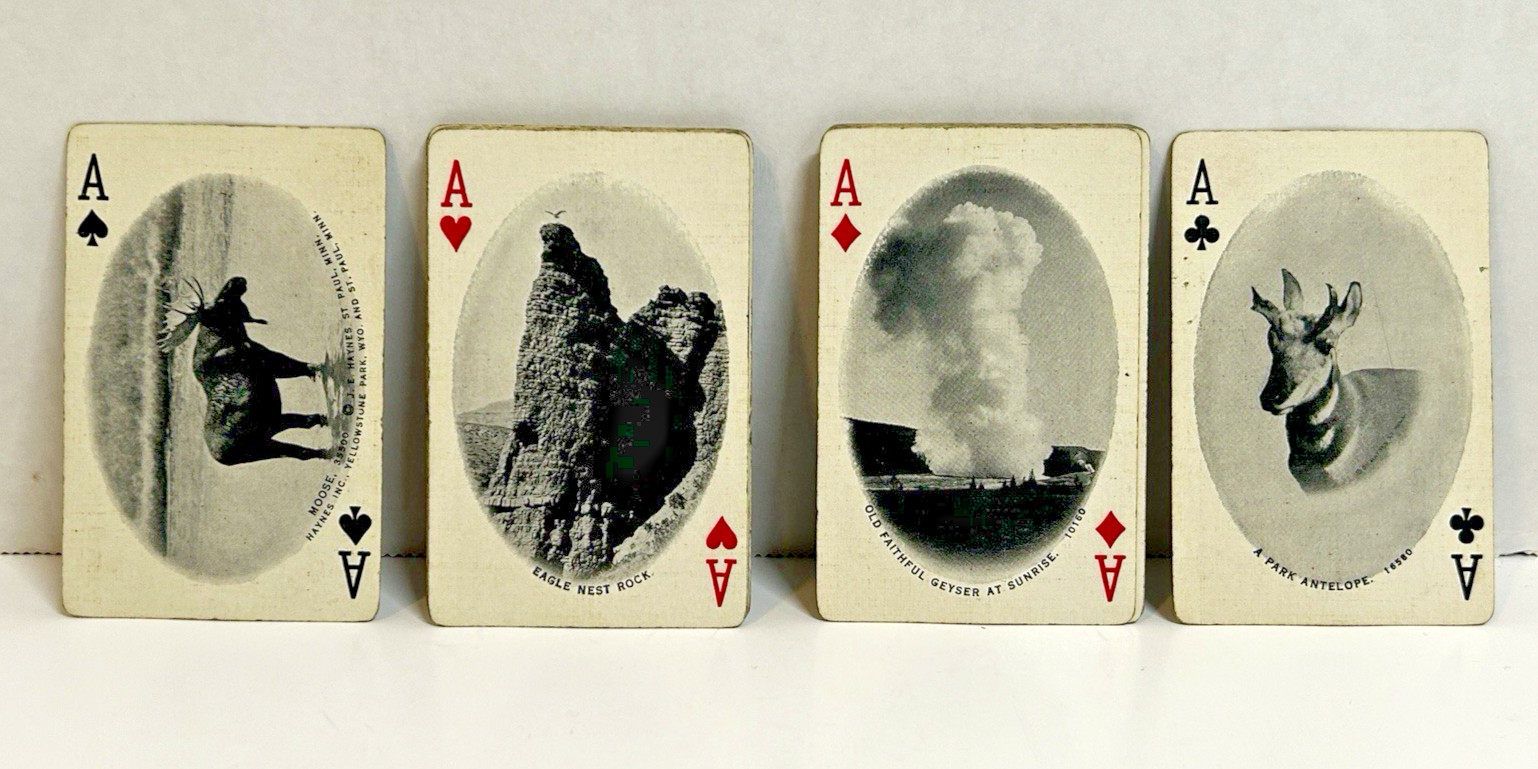 Yellowstone National Park Wyoming Playing Cards Haynes Inc.
