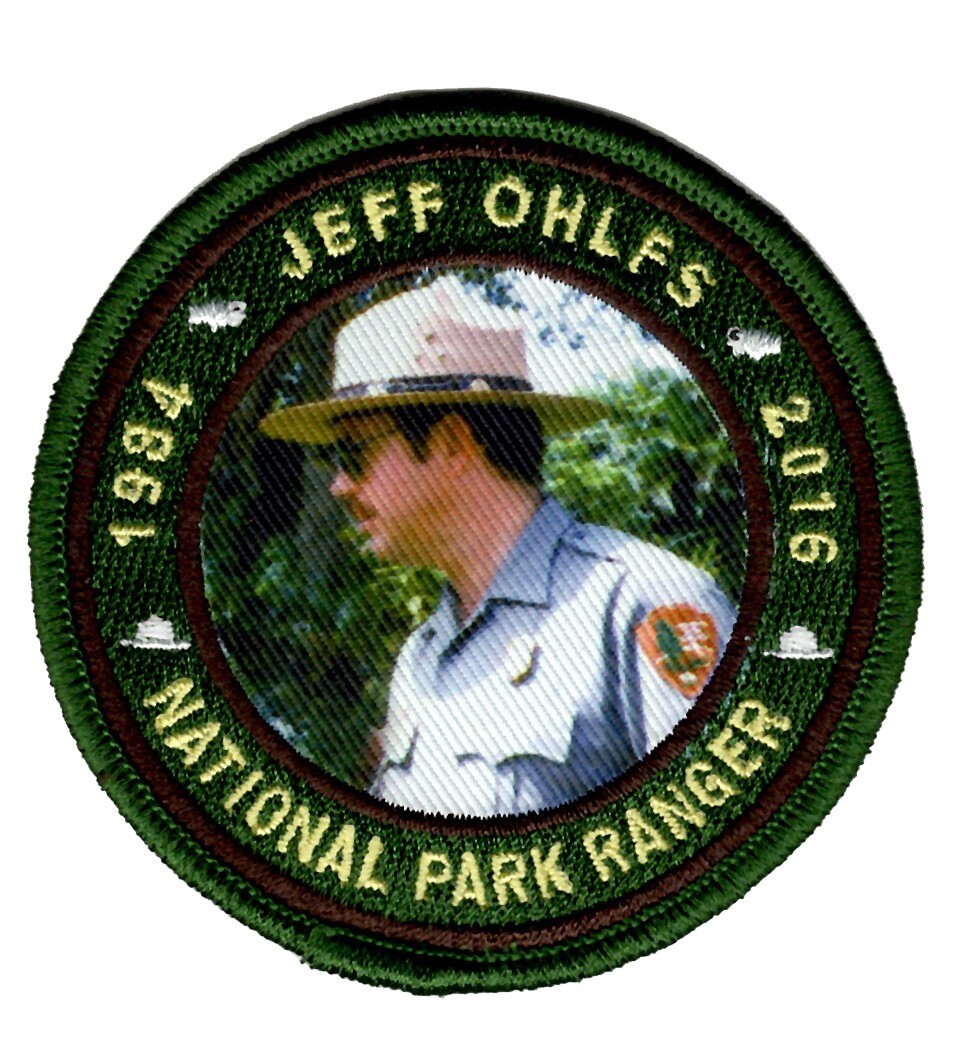 NPS – National Park Service Ranger – Jeff Ohlfs – patch