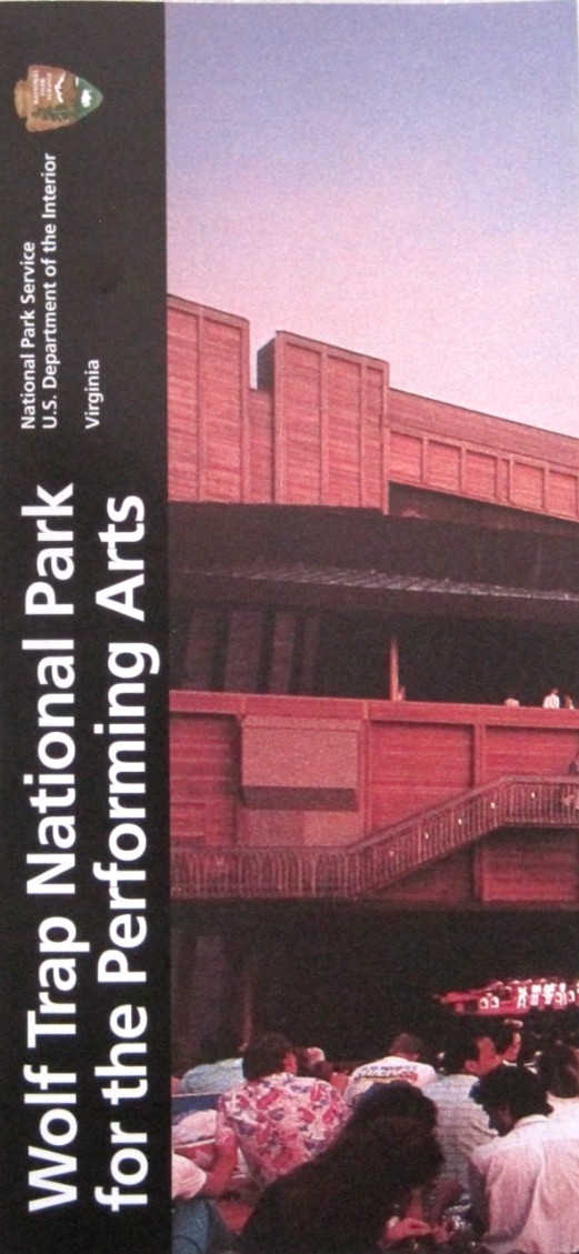 Wolf Trap National Park For The Performing Arts Unigrid Brochure Map