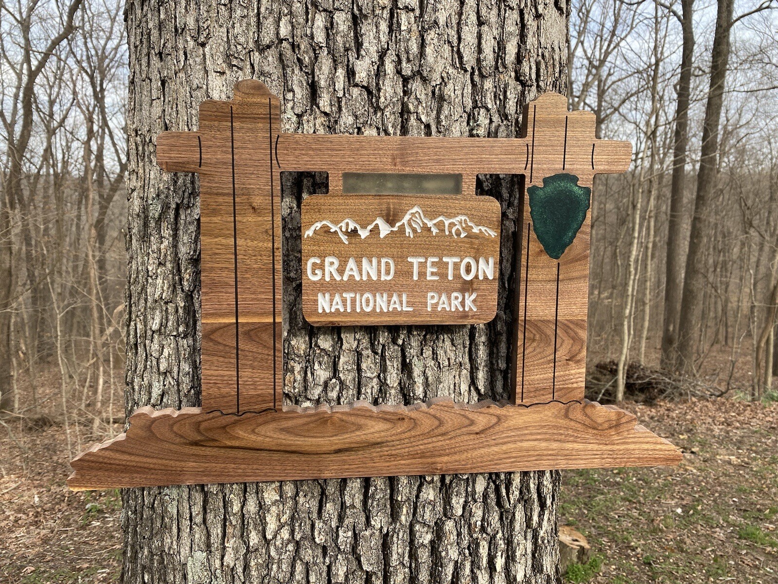 Grand Teton National Park Wall Decor Wyoming WY Jackson Hole Entrance Sign