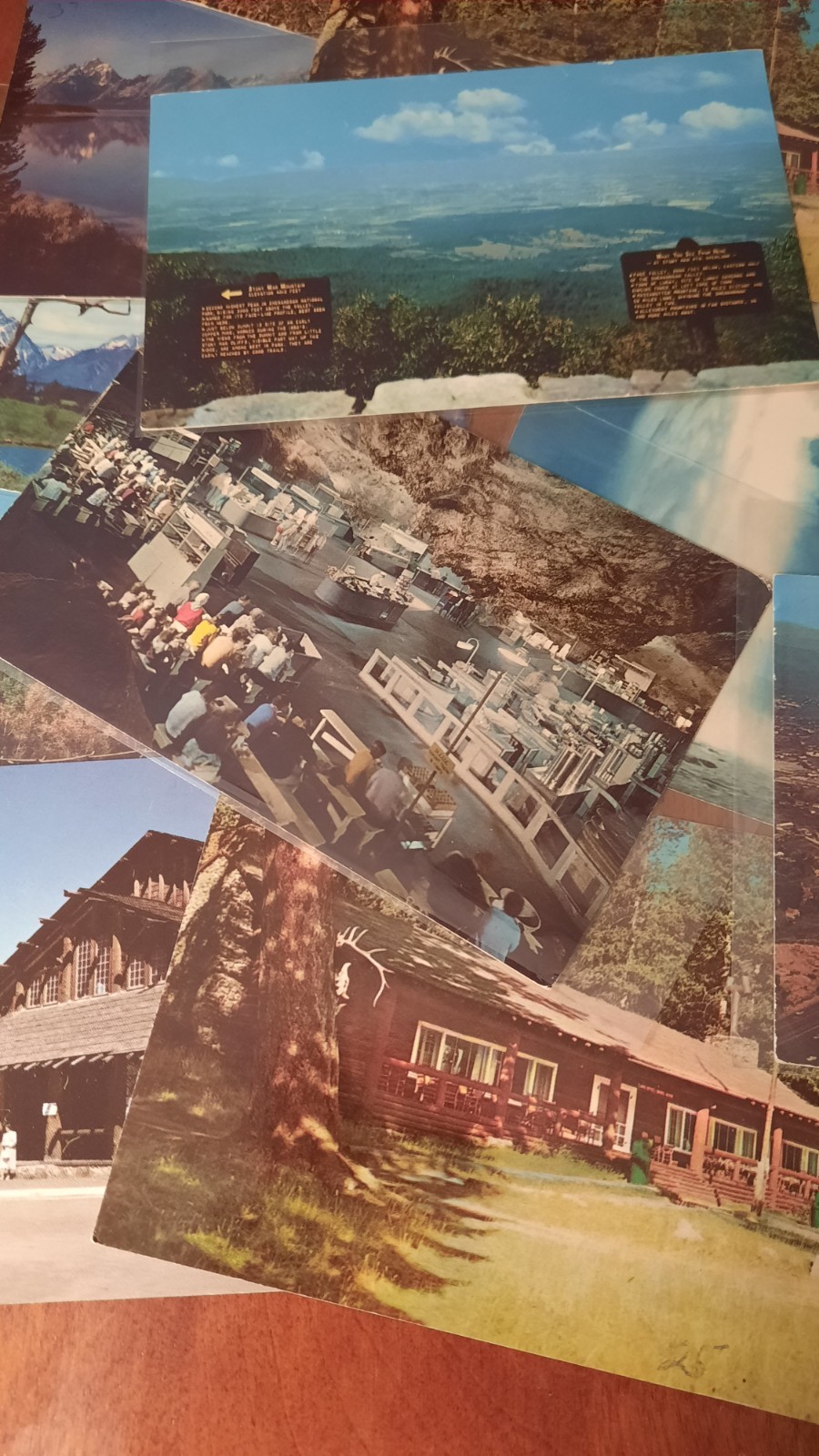 Vtg 25 National & State Park Postcards Standard Size Half Posted From 50’s 60’s