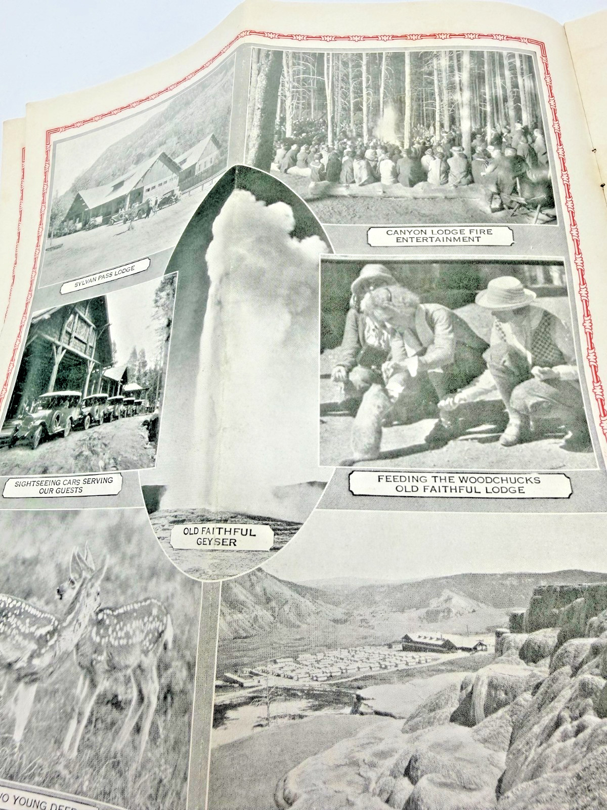 1920’s Yellowstone Park Brochure w/ Maps