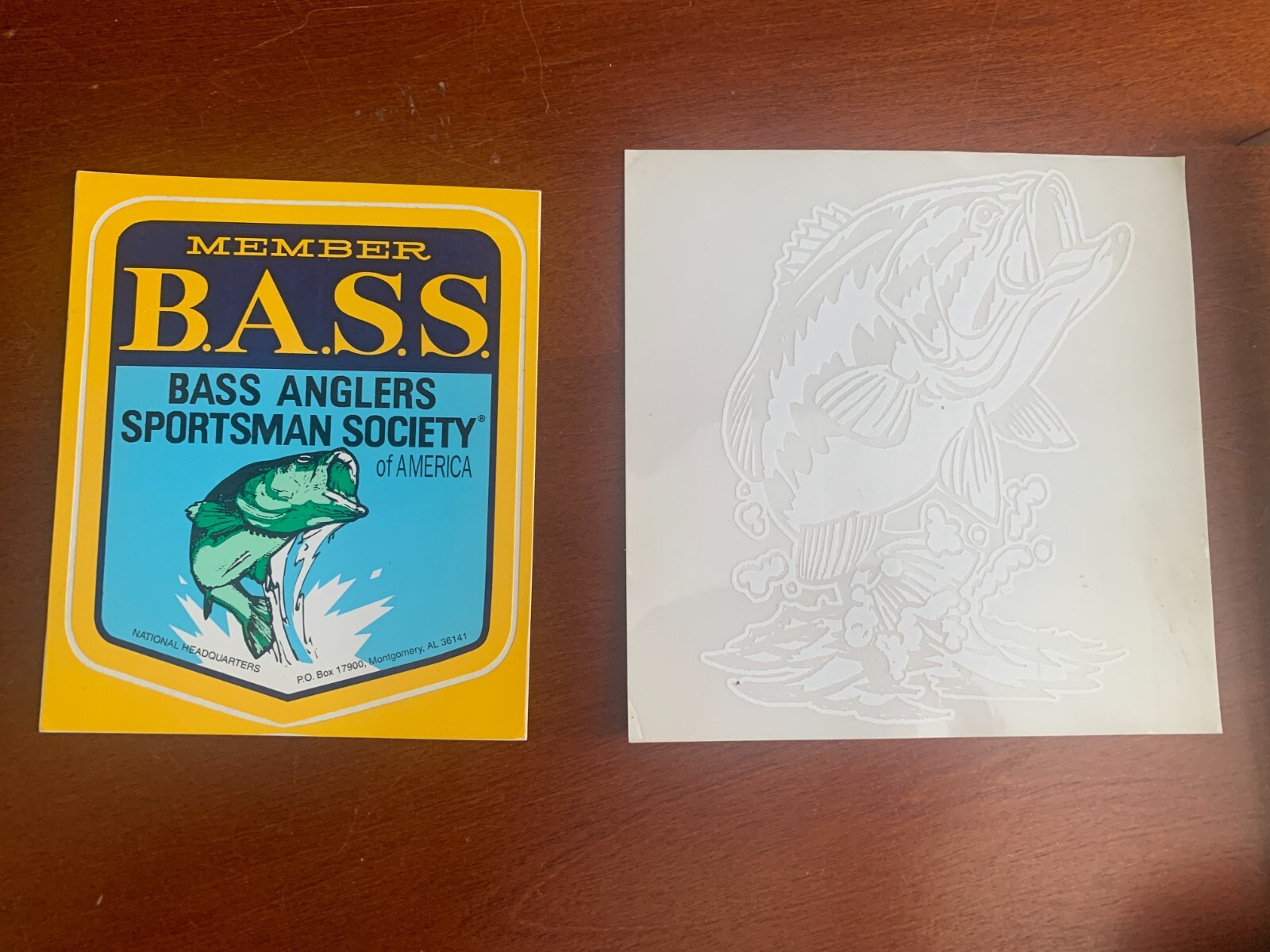 VTG 8 pc lot, NEW National Parks & Conservation, B.A.S.S Anglers, stickers decal