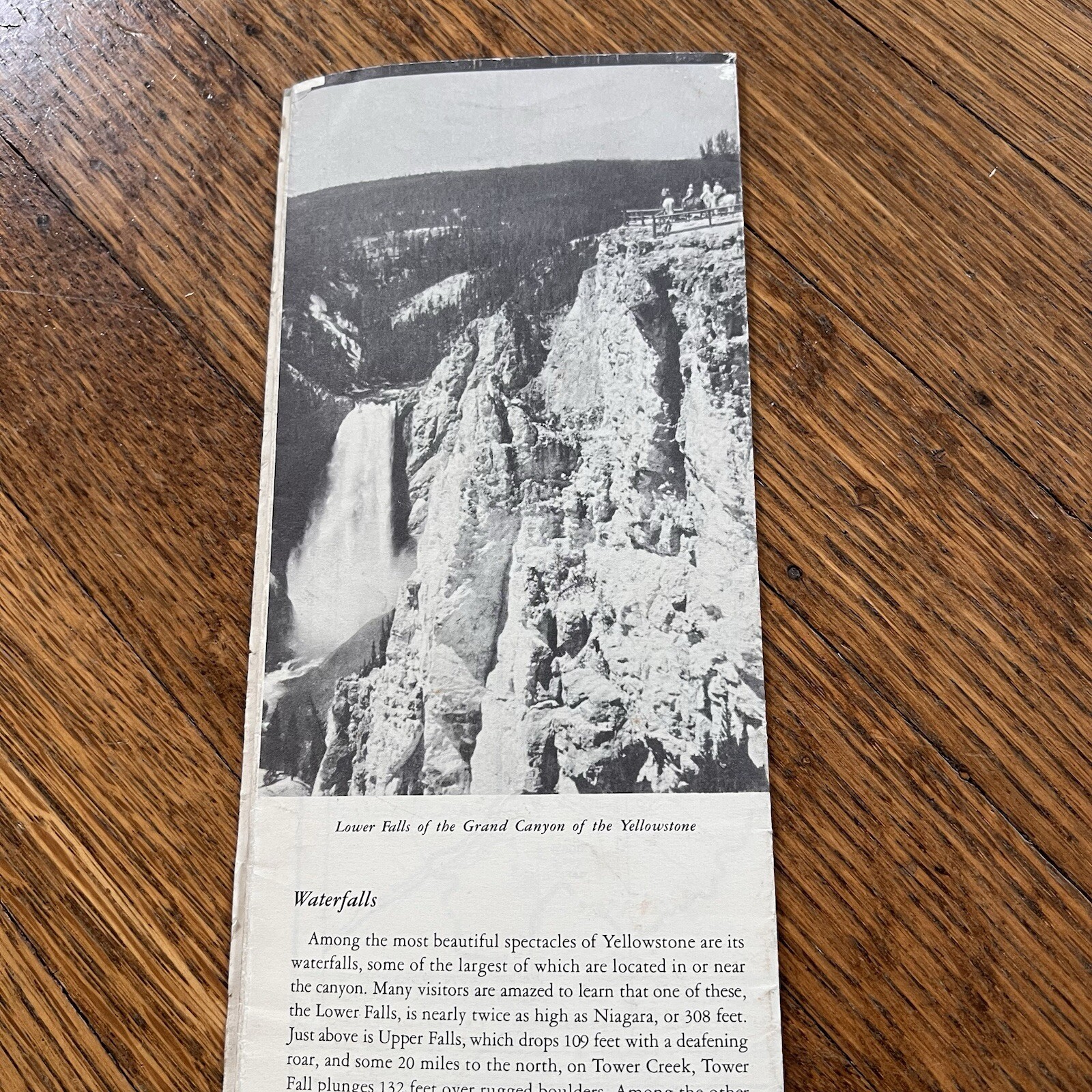 Original 1956 Yellowstone National Park Travel Brochure Wyoming, Montana, Idaho