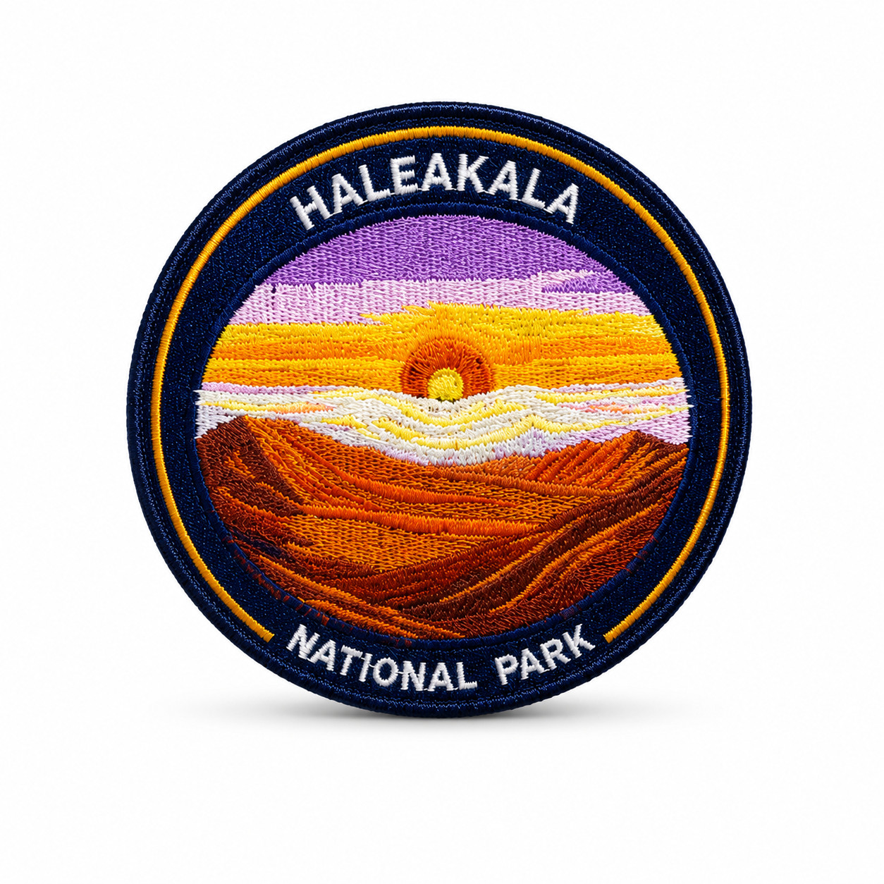 Haleakala Hawaii Volcanoes National Park Patch 3” Iron On Embroidered