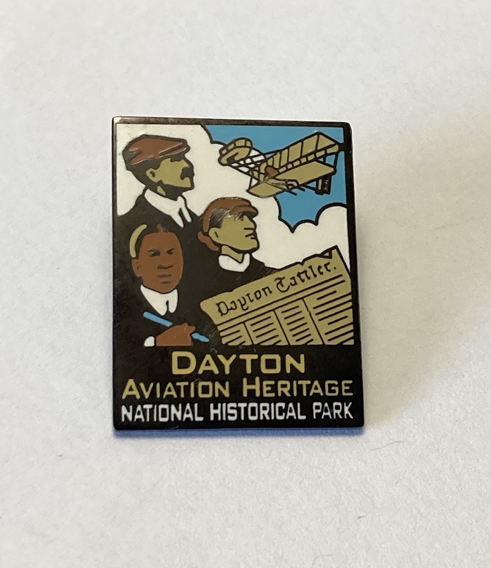 Vintage Dayton Aviation Heritage National Park Enamel Pin Vintage Plane