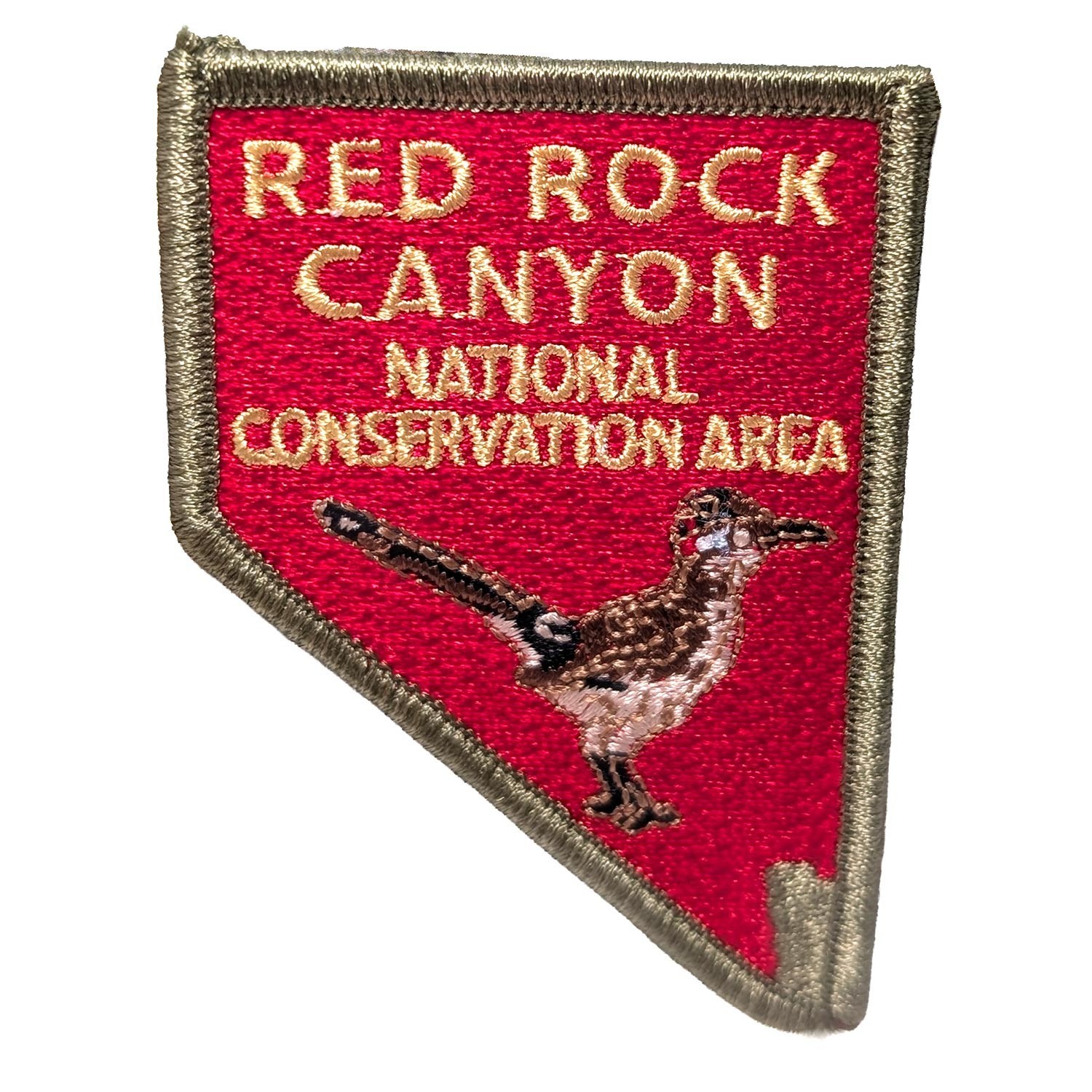 Red Rock Canyon Las Vegas Nevada State Road Runner Embroidered Patch Souvenir