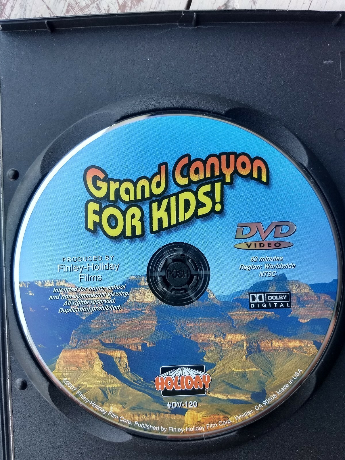 Grand Canyon For Kids DVD Watch While Traveling interactive illustrated maps 💥