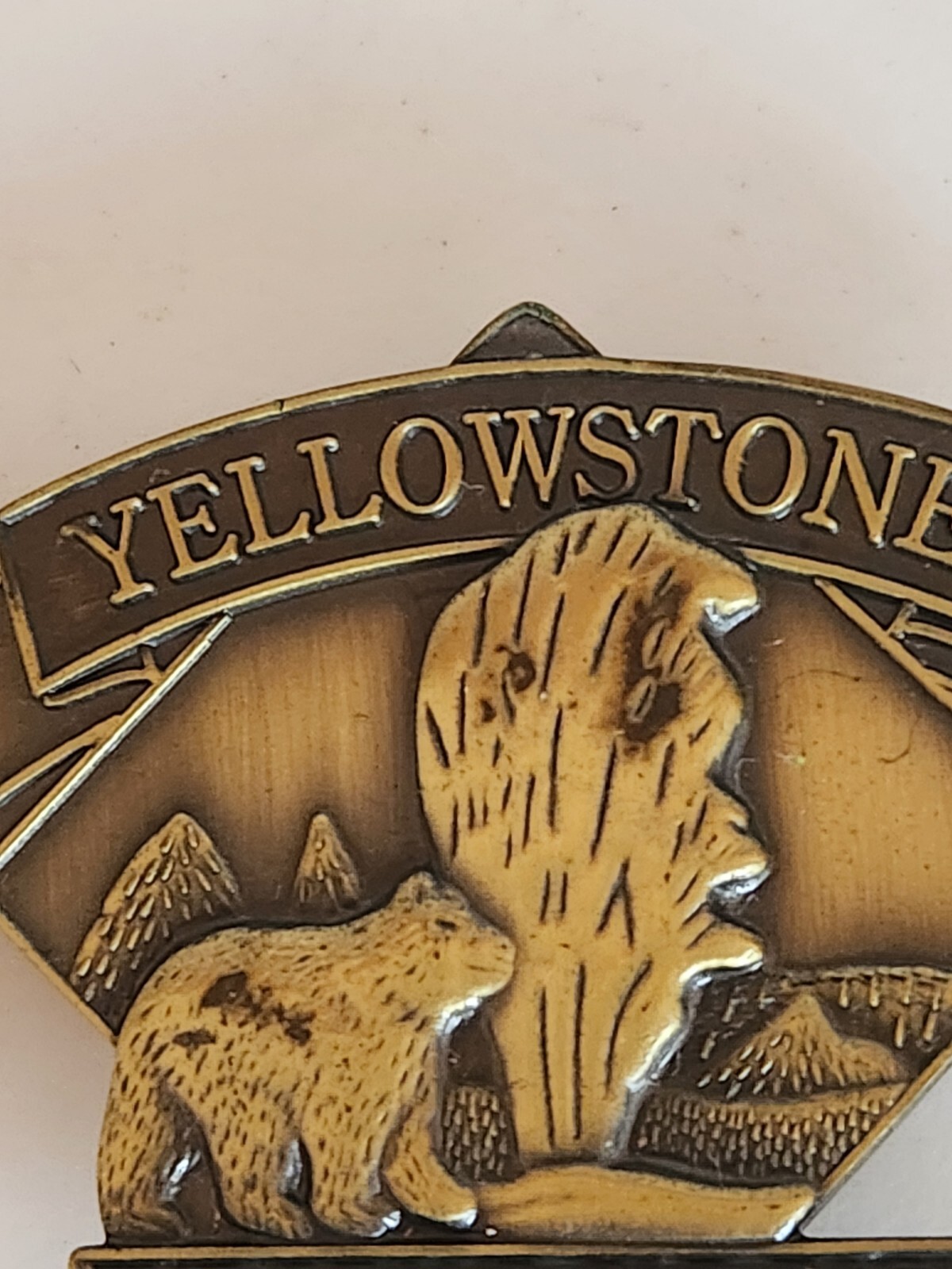 Yellowstone National Park The Grand Old Park Old Faithful Bear Magnet