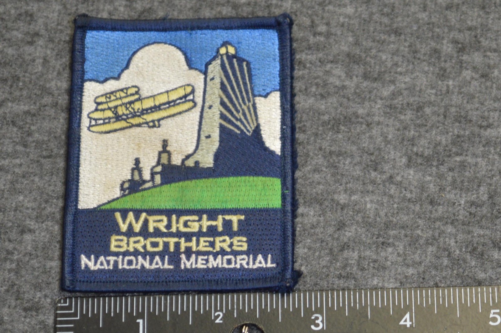 Wright Brothers National Memorial Rectangular Patch North Carolina Flight