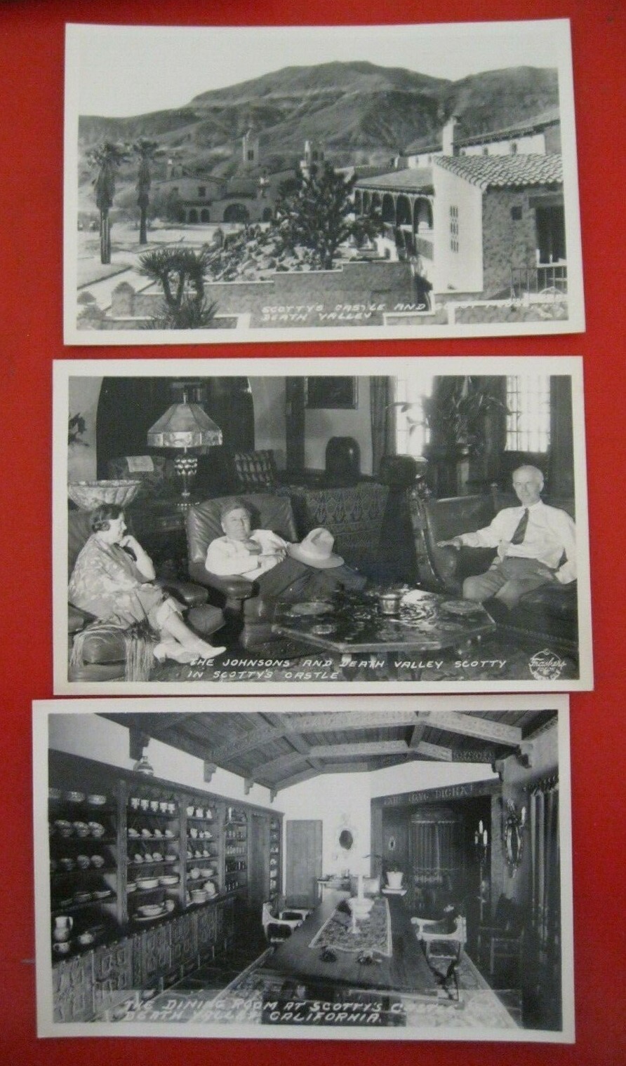 VTG DEATH VALLY CALIFORNIA SOUVENIR PICTURE POSTCARDS~12~1950’S