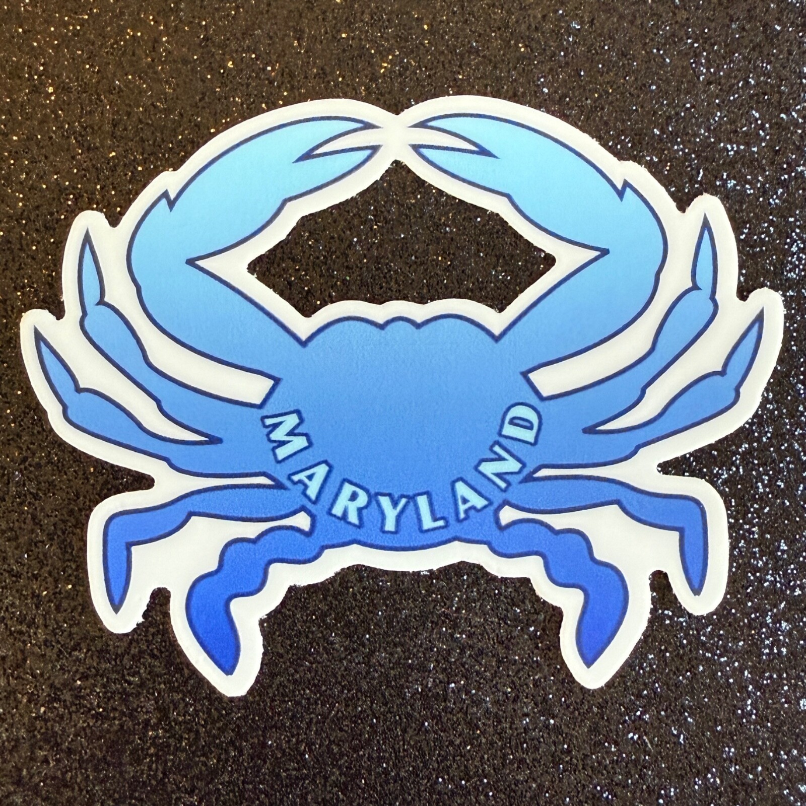 Maryland Blue Crab Weatherproof Vinyl Sticker