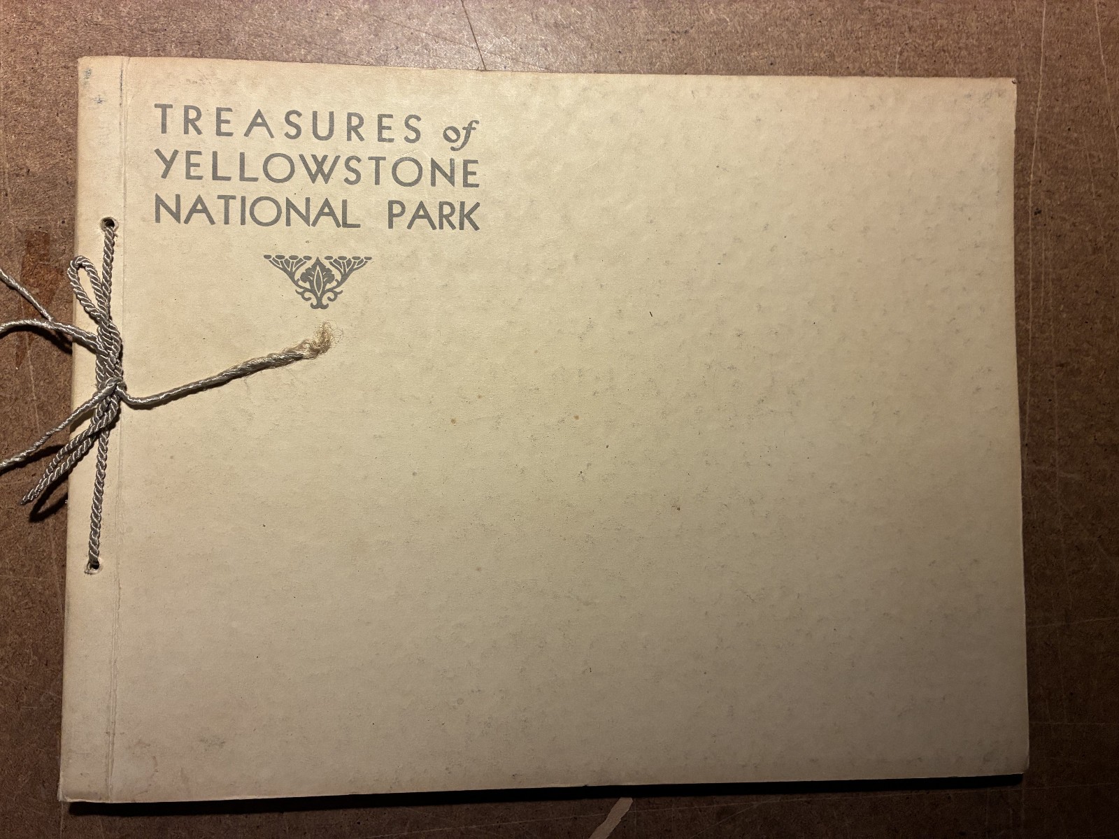 Vintage 1930’s Treasures of Yellowstone National Park Souvenir Photo Book