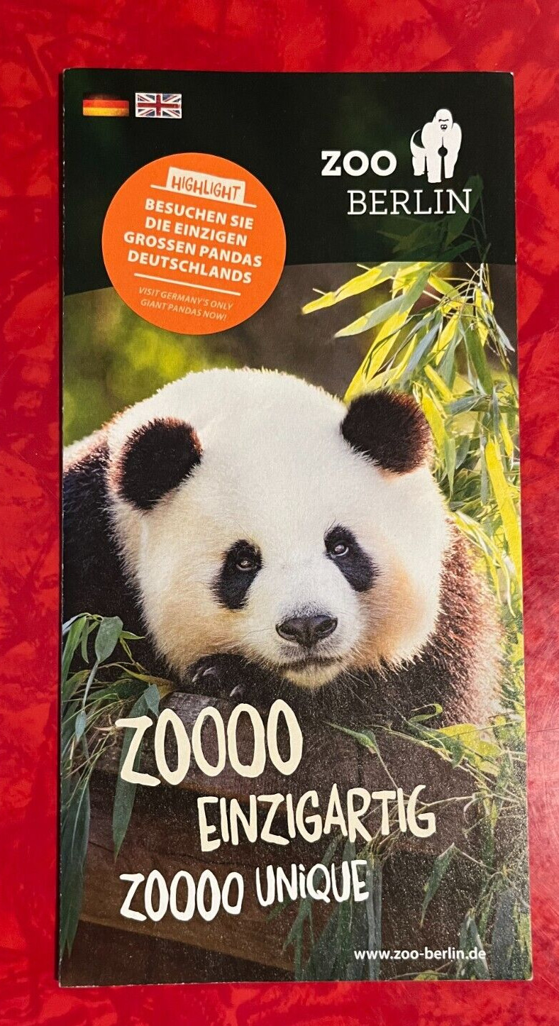 ZOO BERLIN BROCHURE – BERLIN, GERMANY – GERMAN & ENGLISH