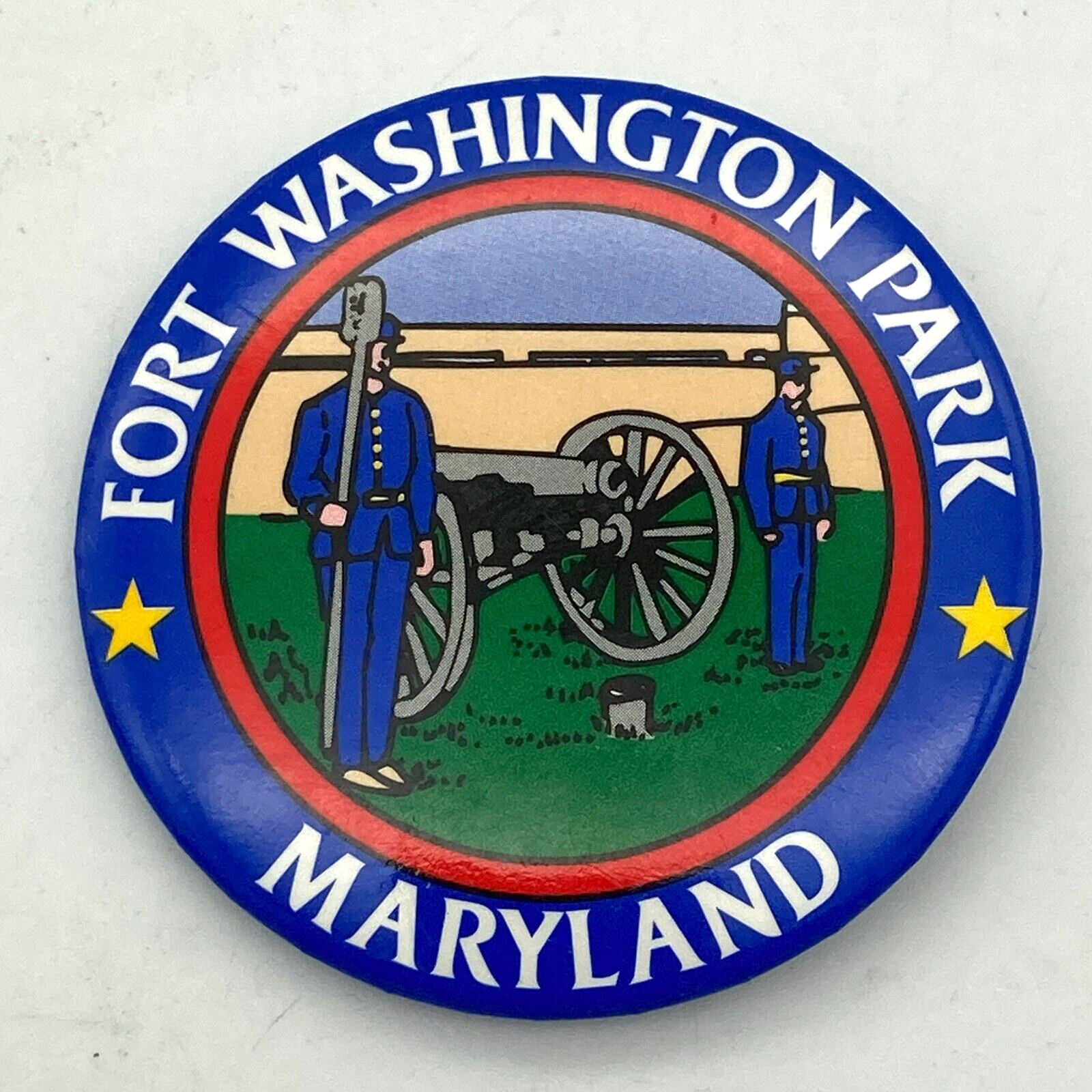 Fort Washington National Park Maryland Pin Button Badge Warburton Washington DC