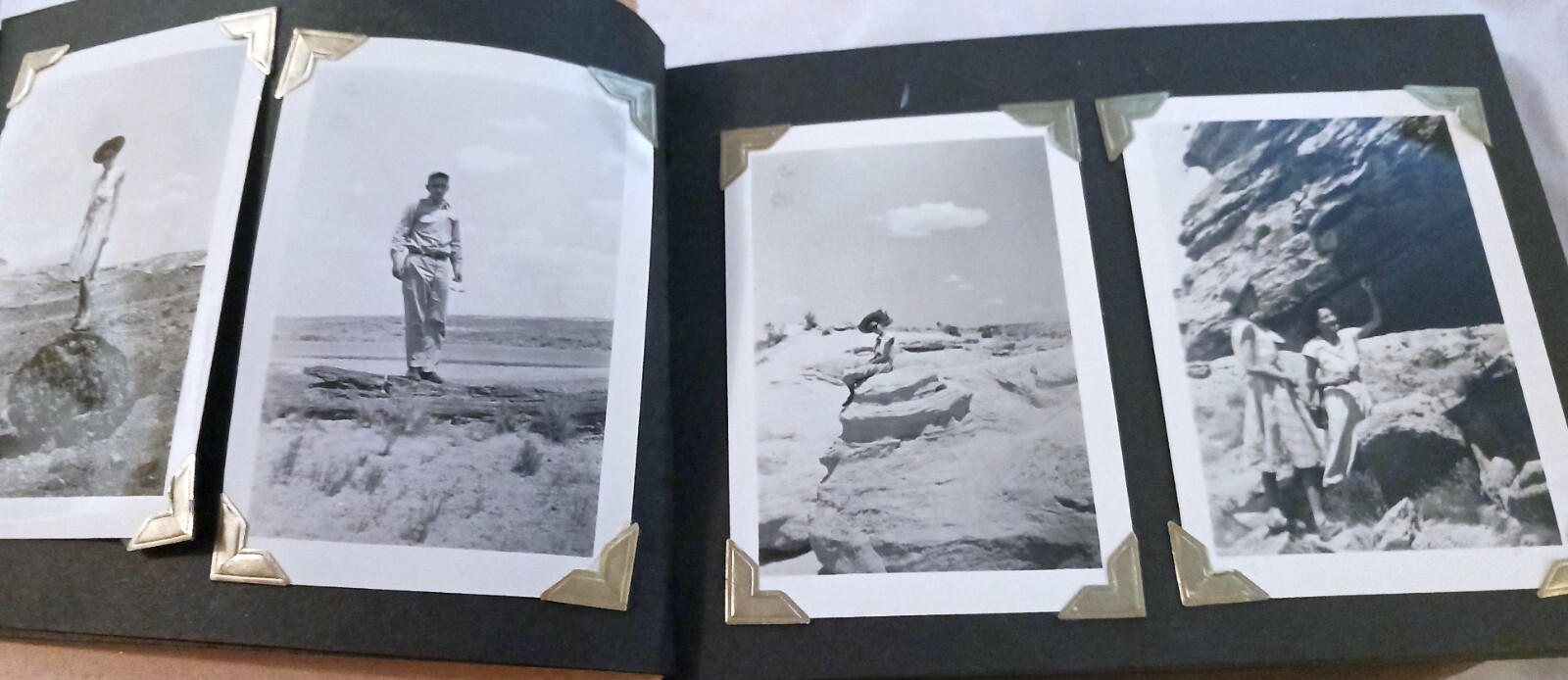 1956 Childs Photo Album Vintage Watchtower Grand Canyon Park Snap Shots