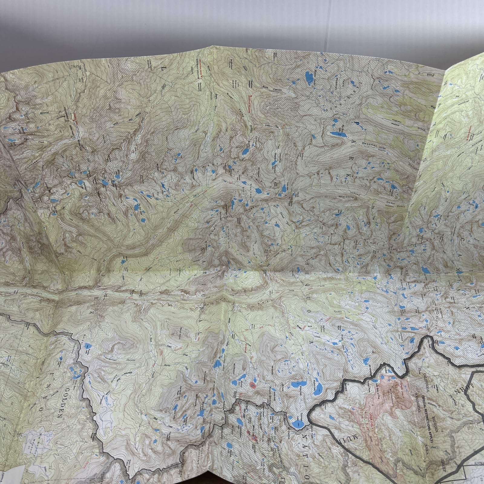 USDA John Muir Wilderness & Sequoia-Kings Canyon Wilderness Guides and Topo Maps