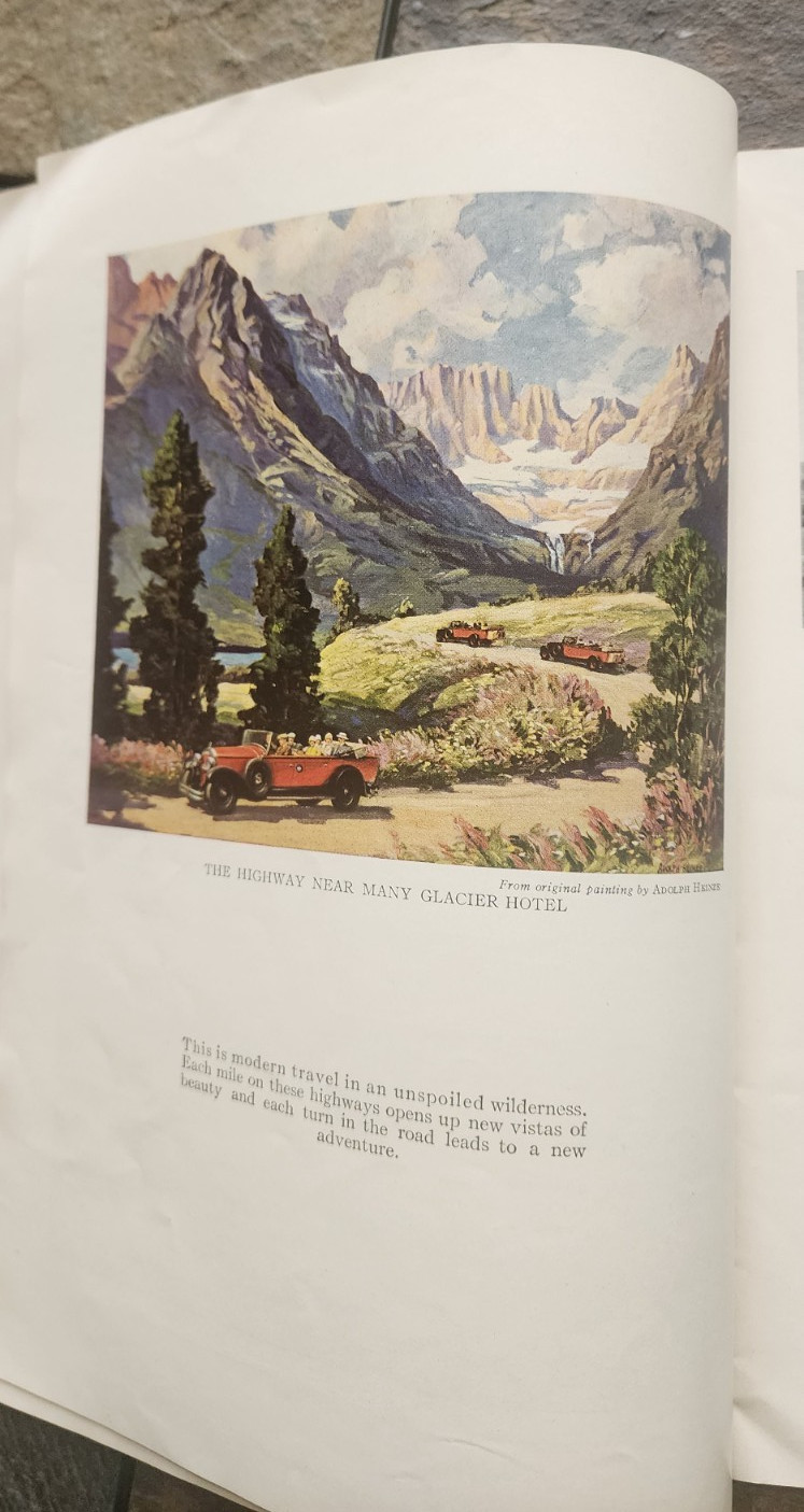 Glacier National Park Travel Brochure 1932 The Call of the Mountains VG 48 pages