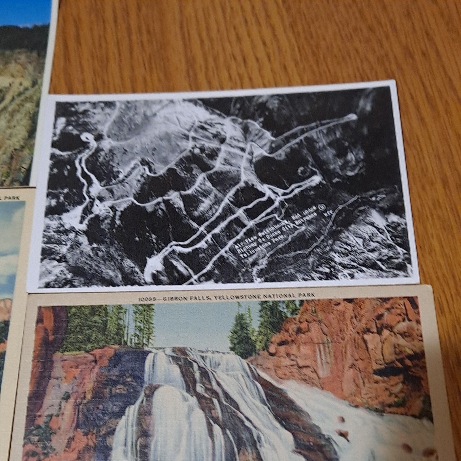 Lot Of 6 Vintage Yellowstone Park Postcards D2