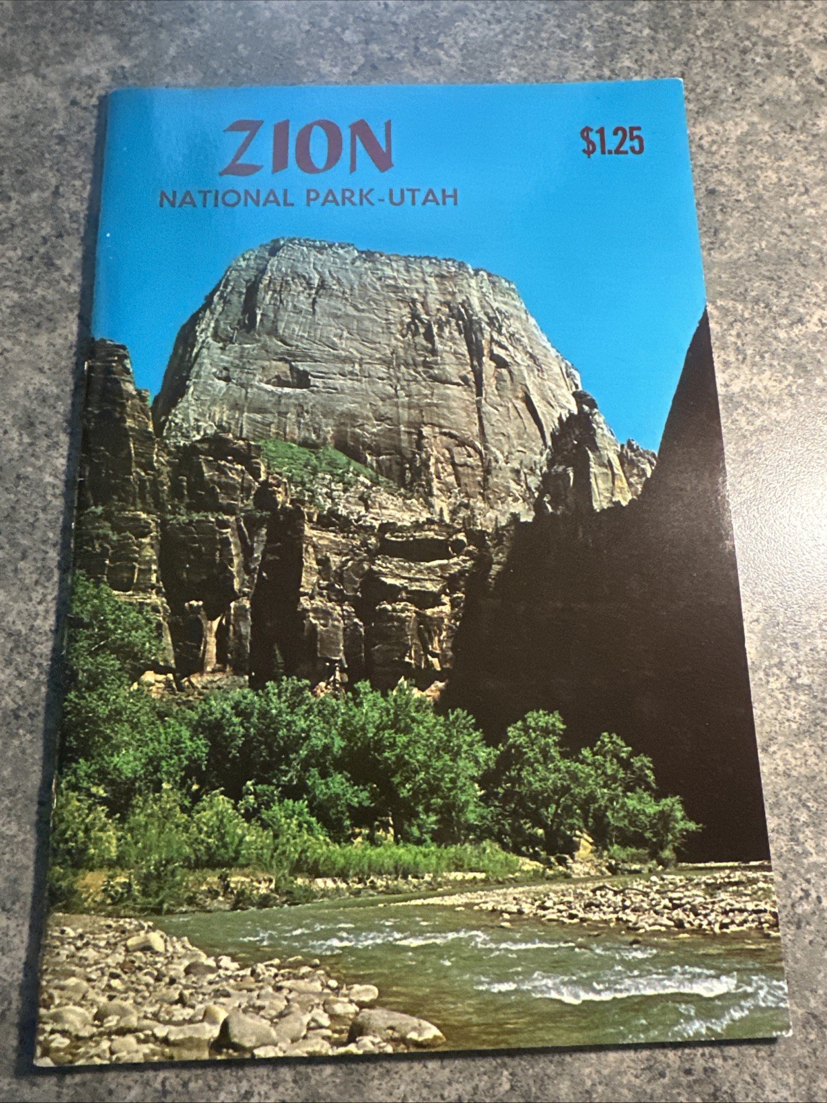 Vintage Travel Picture Souvenir Guide Zion National Park – Utah 1970s George Mc