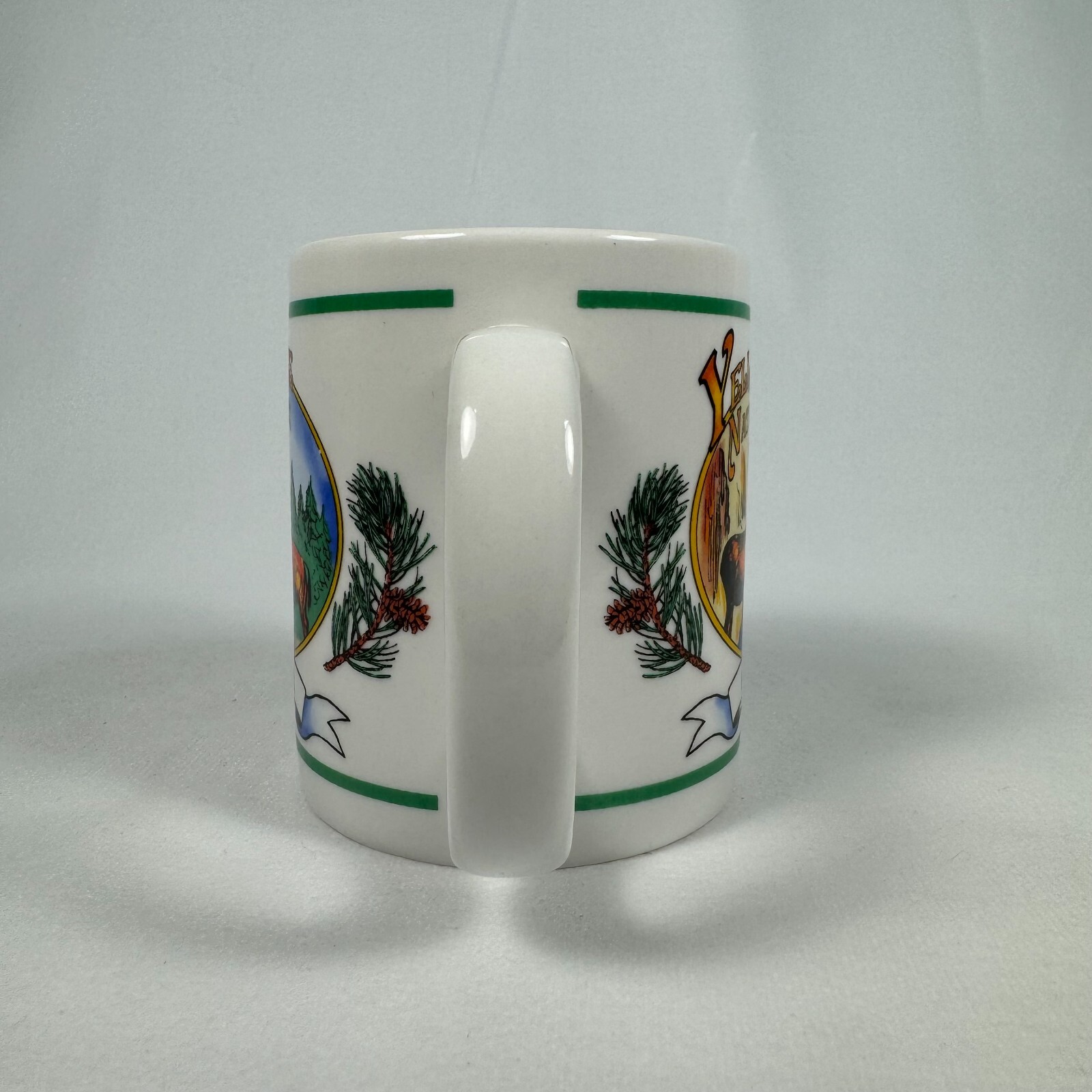 Yellowstone National Park Coffee Mug Old Faithful Lower Falls Buffalo Moose 8 oz