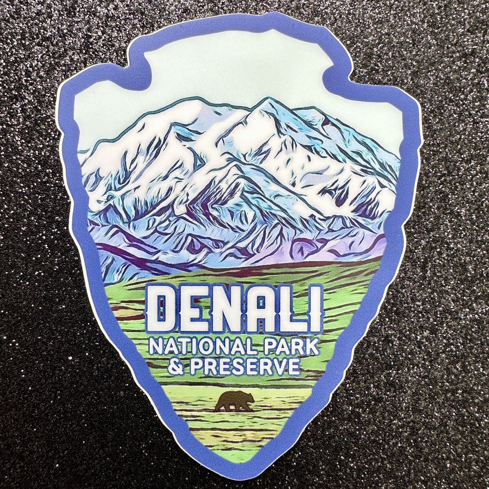 Denali National Park & Preserve Weatherproof Vinyl Sticker