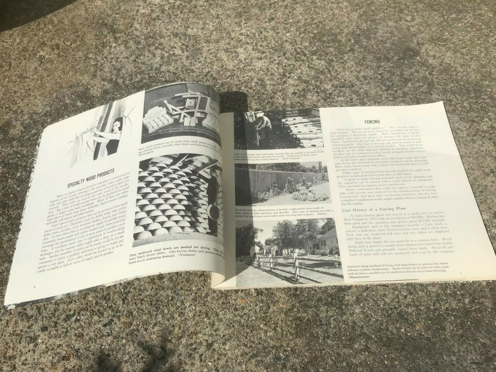 Vtg Booklet 1960s Special Forest Products for Profit US Dept of Agriculture – A2