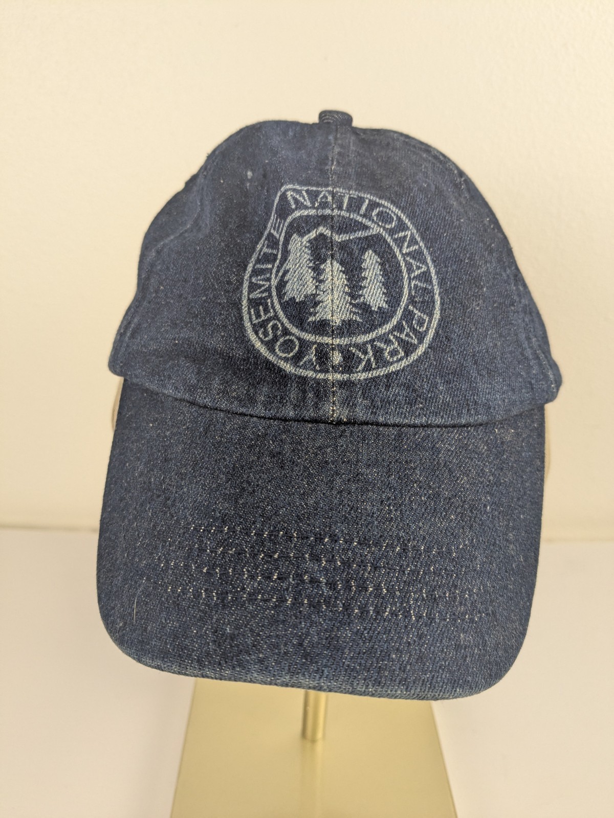 Vintage Yosemite National Park Denim Hat Hiking Golf Baseball Hat Cap Adjustable