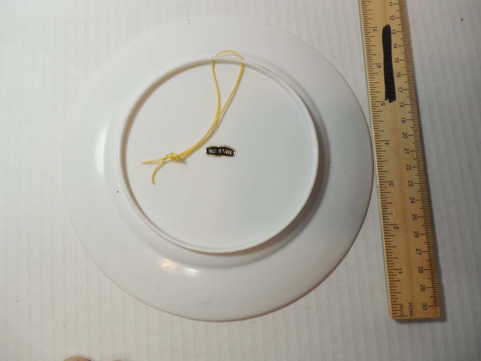 VINTAGE YELLOWSTONE NATIONAL PARK SOUVENIR DECORATIVE Plastic 70s or 80s PLATE
