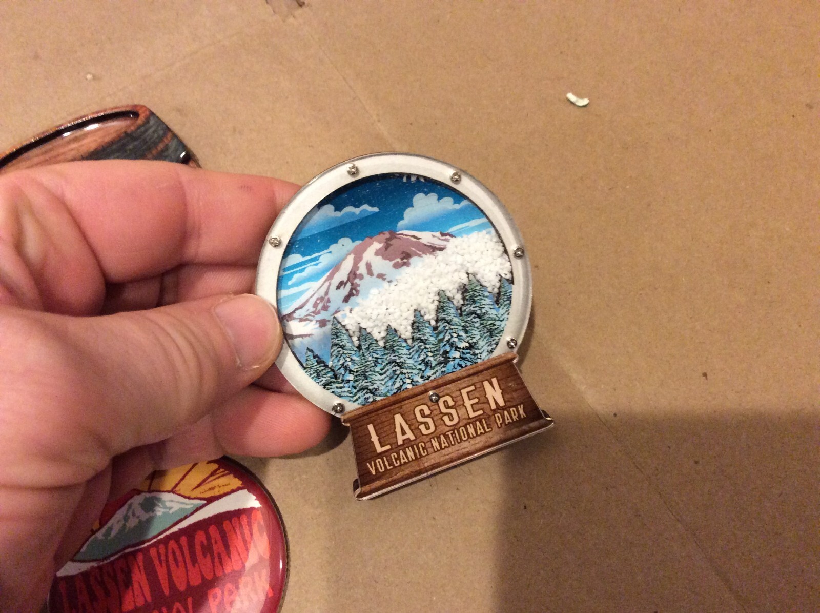 Lot of 5 Lassen Volcanic National Park Decorative Magnets